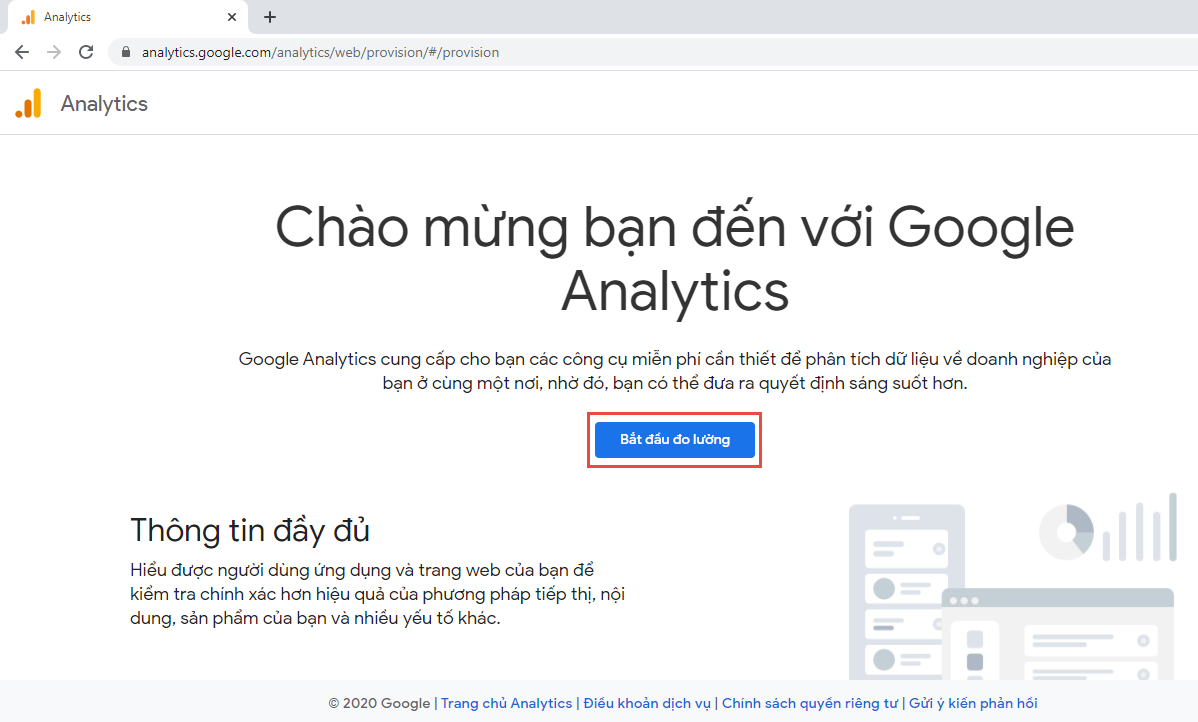 Cài đặt Google Analytics 01