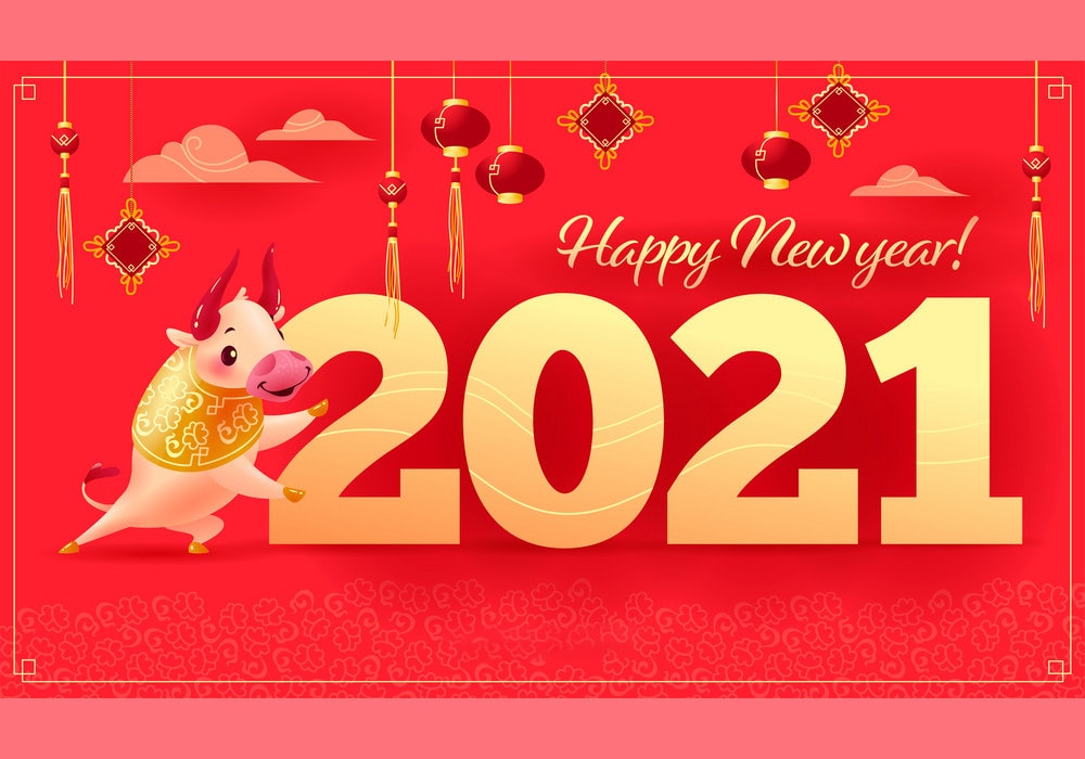 Mẫu thiệp chúc mừng năm mới 2021 cực đẹp  thptcandangeduvn