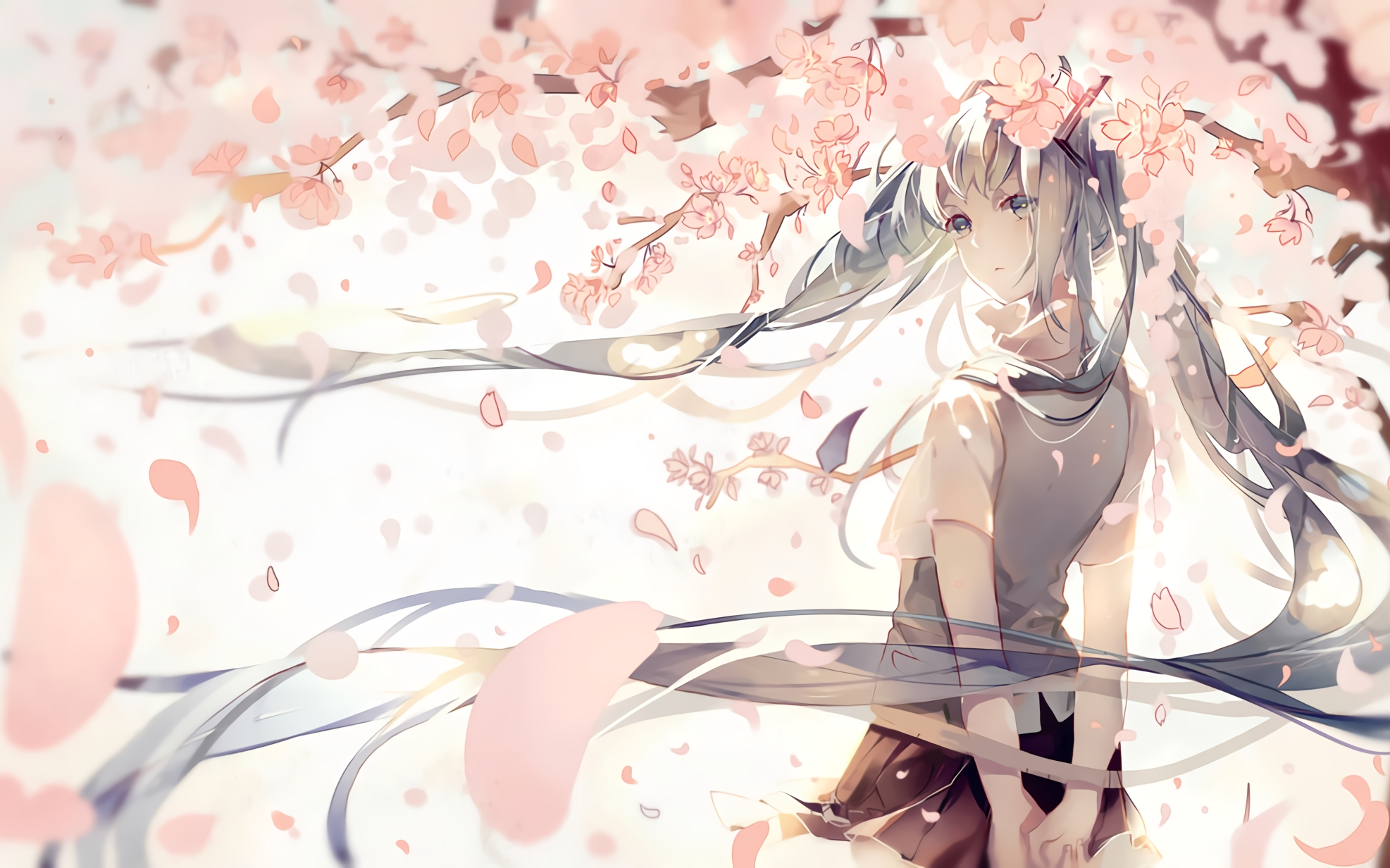 Hình ảnh hoa anh đào anime đẹp và dễ thương - Ảnh hoạt hình