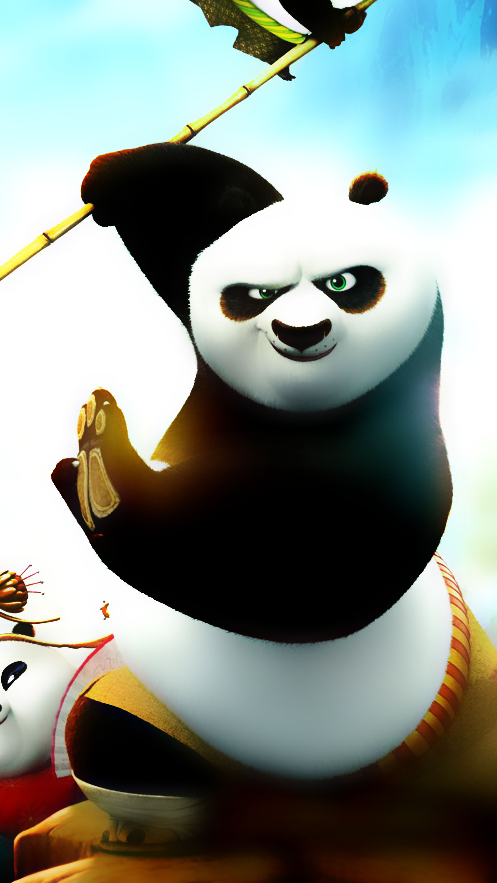 Gia đình gấu trúc 3d đẹp  Kung fu panda Kung fu panda 3 Panda wallpapers