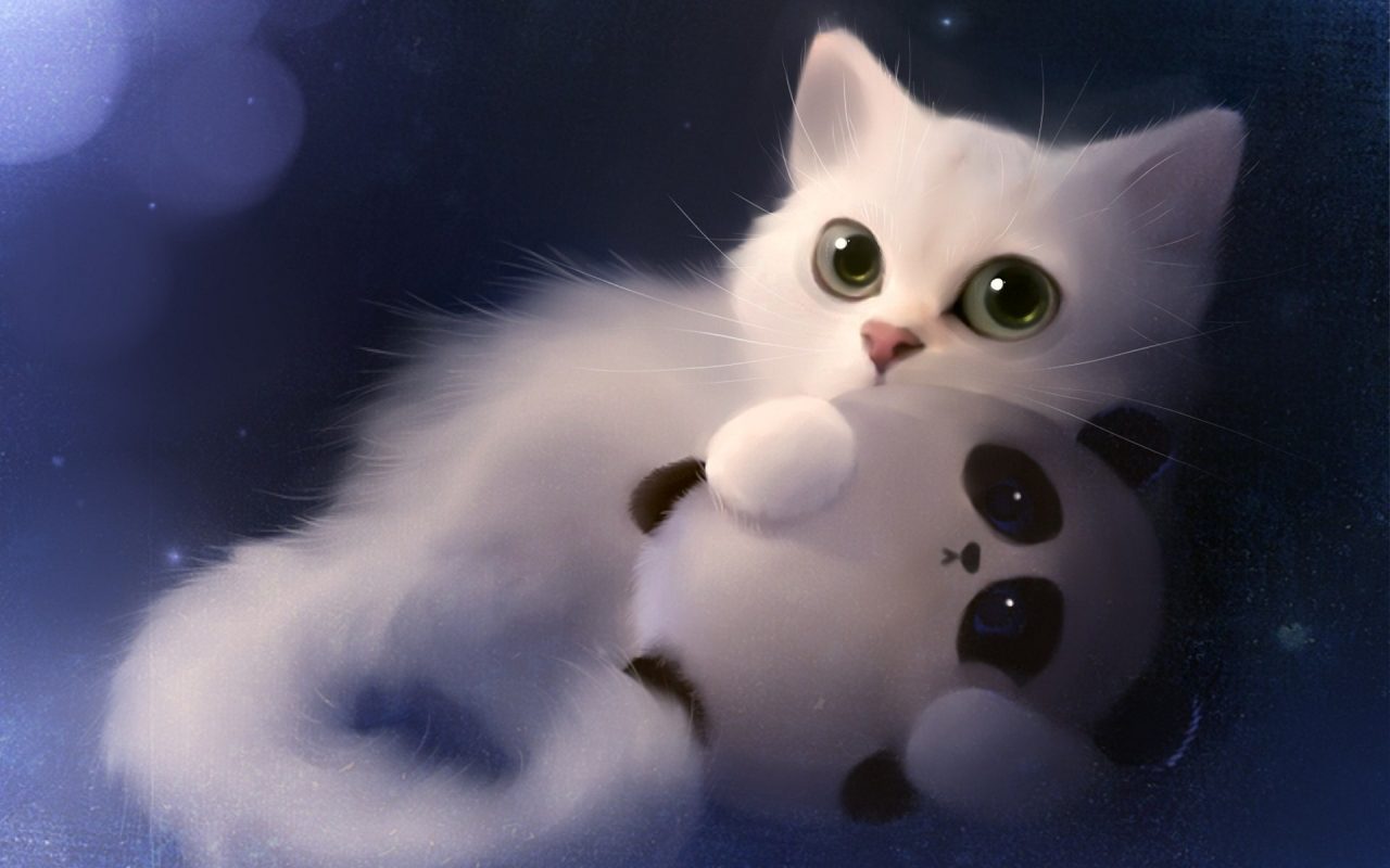 Hình nền mèo 3D cute đẹp nhất 44