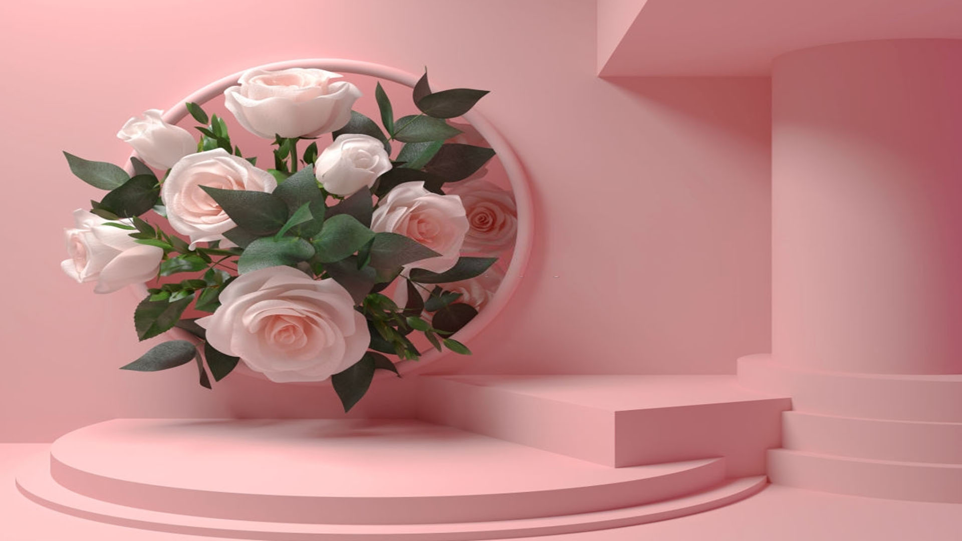50 Hình nền hoa hồng 3D đẹp cho điện thoại và máy tính