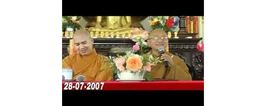Ba Tuệ Giác Lớn – Phần 1/2 – thầy Thích Nhật Từ