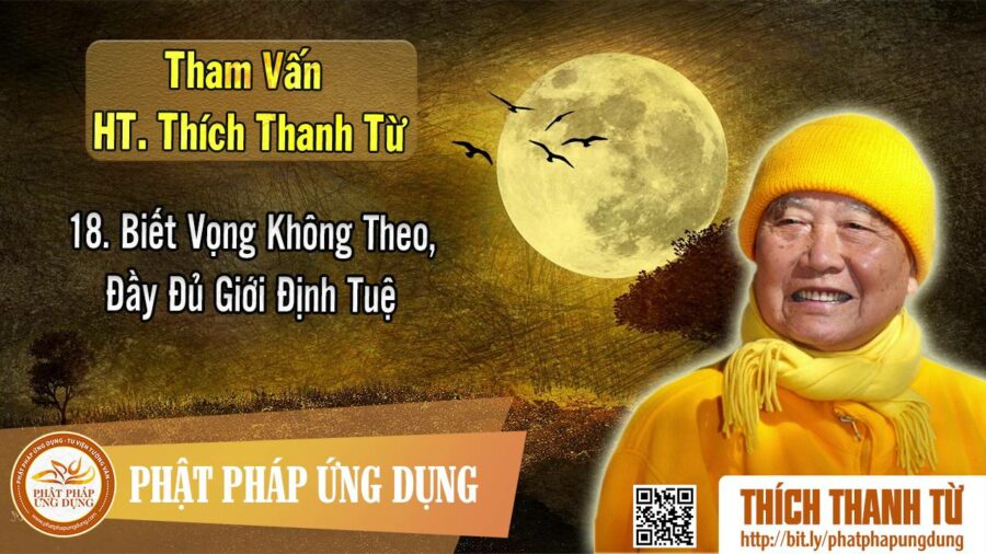 Biết Vọng Không Theo, Đầy Đủ Giới Định Tuệ – Tham vấn HT Thích Thanh Từ 18