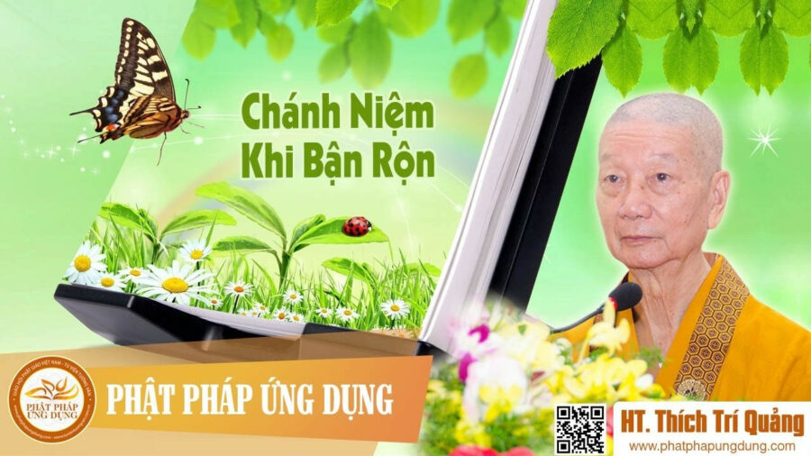 Chánh Niệm Khi Bận Rộn – Thích Trí Quảng
