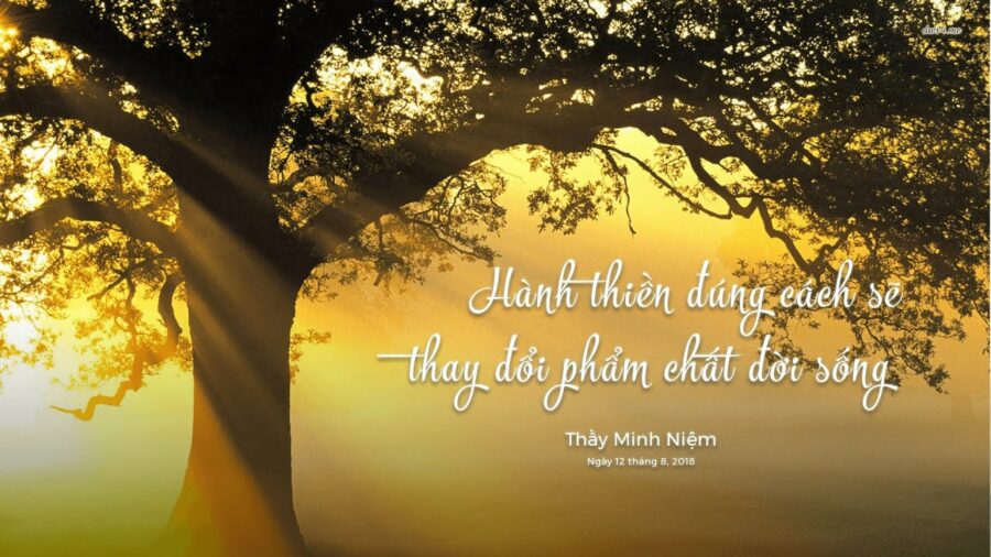 Hành thiền đúng cách sẽ thay đổi phẩm chất đời sống - Đại Đức Thích Minh Niệm