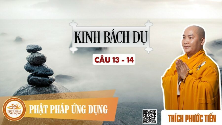 Kinh Bách Dụ (câu 13, câu 14) – Thích Phước Tiến