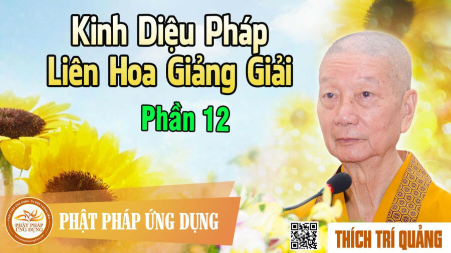 Kinh Diệu Pháp Liên Hoa Giảng Giải phần 12 – Thích Trí Quảng