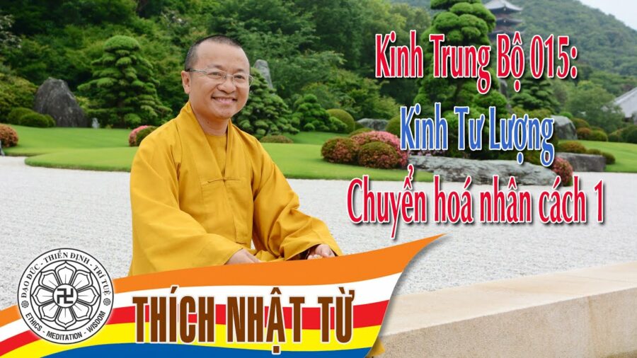 Kinh Trung Bộ 15 (Kinh Tư Lượng) – Chuyển hóa nhân cách 1 – Thích Nhật Từ