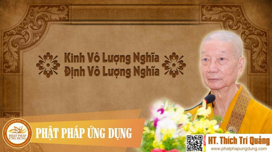 Kinh Vô Lượng Nghĩa, Định Vô Lượng Nghĩa – Thích Trí Quảng