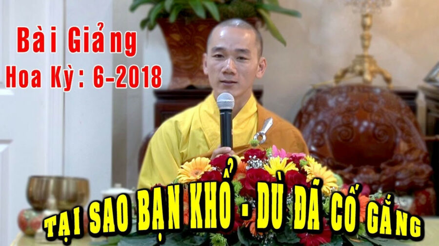 Tại sao bạn vẫn khổ dù đã cố gắng rất nhiều? - Đại Đức Thích Tâm Nguyên