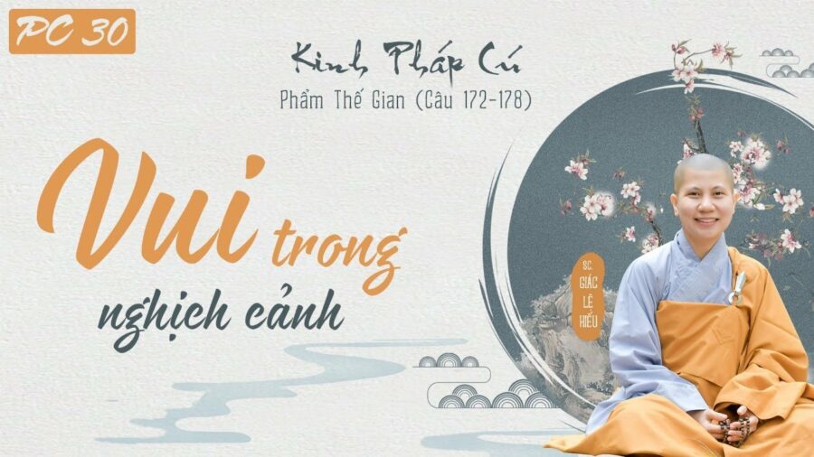 Vui Trong Nghịch Cảnh - Kinh Pháp Cú - Phẩm Thế Gian - Kệ 172-178 - SC. Giác Lệ Hiếu