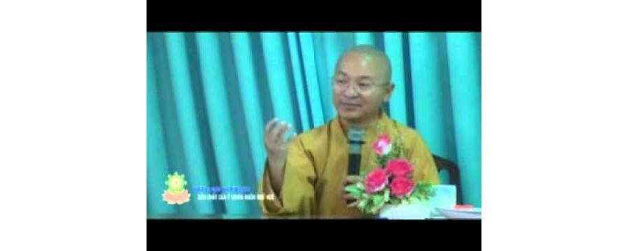 Triết học ngôn ngữ Phật giáo 02: Bản chất của ý nghĩa – Thích Nhật Từ