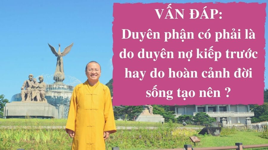 Vấn đáp: Duyên phận có phải là do duyên nợ kiếp trước hay do hoàn cảnh đời sống tạo nên? - Thích Nhật Từ