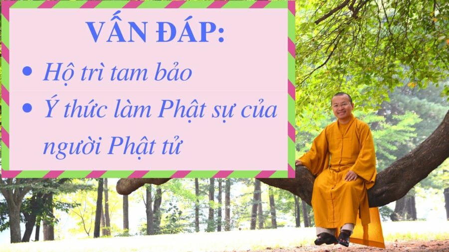Vấn đáp: Hộ trì tam bảo, ý thức làm Phật sự của người Phật tử – Thích Nhật Từ