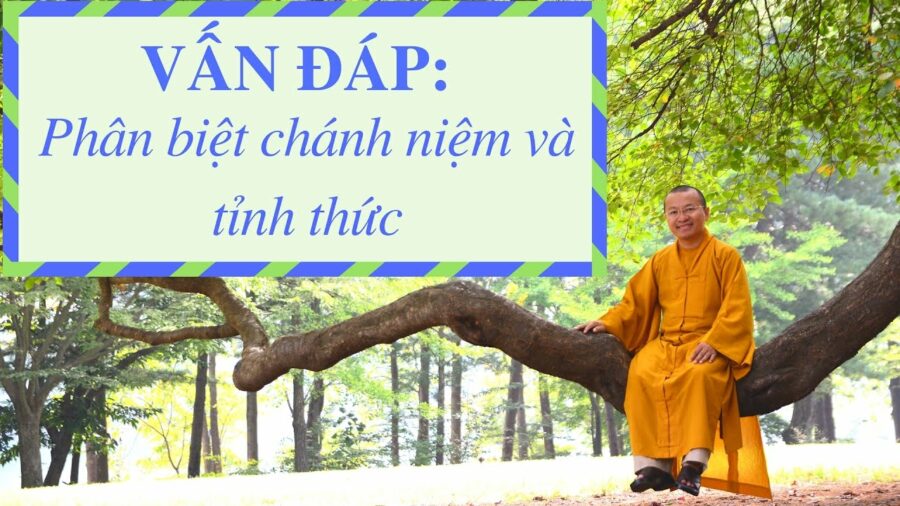 Vấn đáp: Phân biệt chánh niệm và tỉnh thức – Thích Nhật Từ