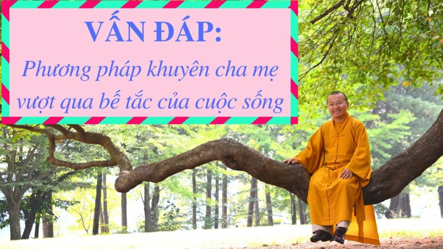 Vấn đáp: Phương pháp khuyên cha (mẹ) vượt qua bế tắc của cuộc sống – Thích Nhật Từ