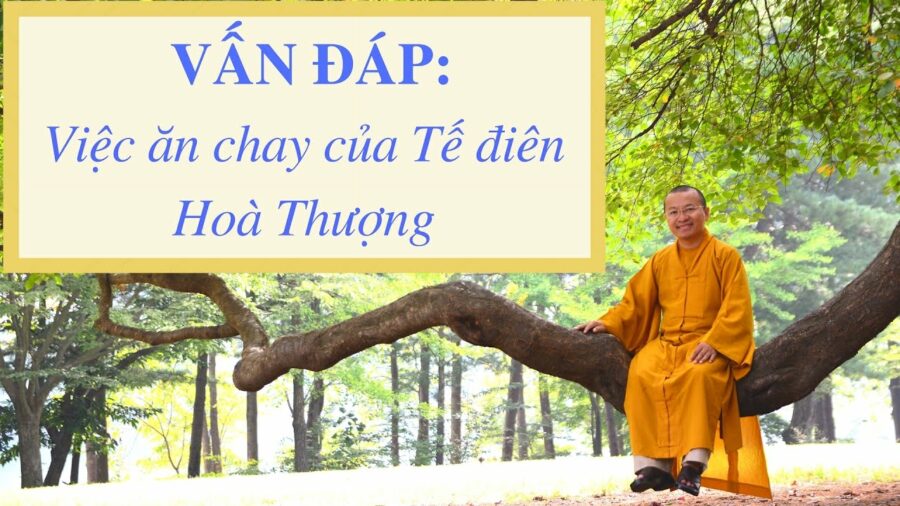 Vấn đáp: Tế điên Hoà Thượng và ăn chay – Thích Nhật Từ