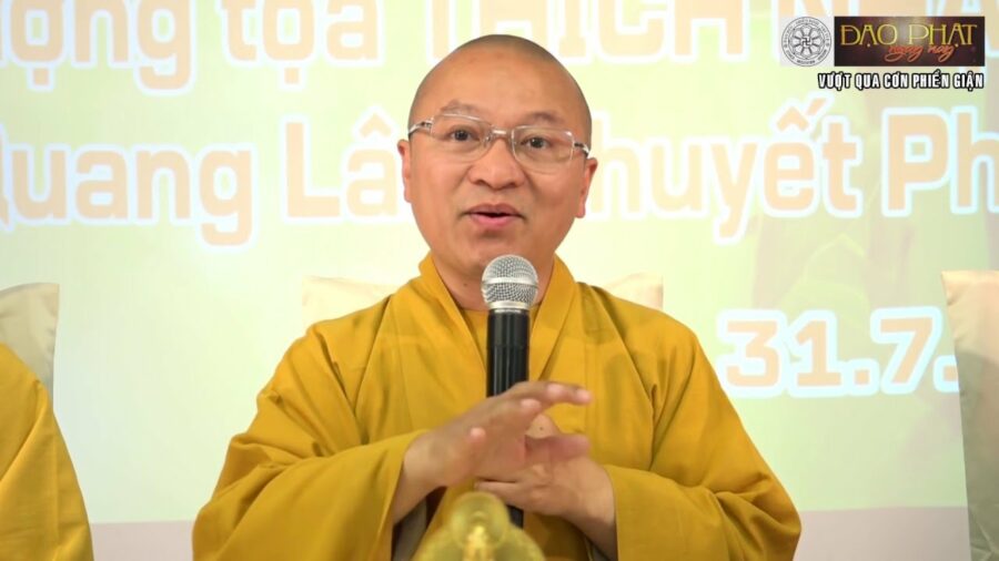 Vượt qua cơn phiền giận -Thích Nhật Từ